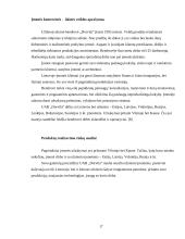 Kainodaros organizavimas: vidaus bei lauko durų  didmeninės ir mažmeninės prekybos įmonė UAB "Dorvila" 17 puslapis