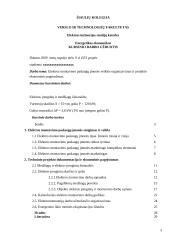 Elektros montavimo paslaugų įmonės AB "Saugi elektra" veiklos organizavimas ir ekonominis projekto pagrindimas 3 puslapis