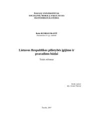 Lietuvos Respublikos pilietybės įgijimo ir praradimo būdai