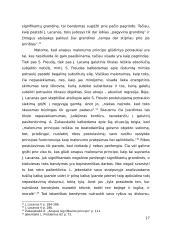 Malonumo interpretacija S. Freudo ir J. Lacano psichoanalizėje 17 puslapis