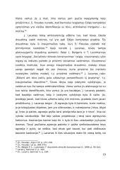 Malonumo interpretacija S. Freudo ir J. Lacano psichoanalizėje 19 puslapis