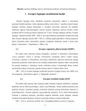 ES struktūrinių fondų plėtra Lietuvoje, jos teikiama nauda ir galimybės ja pasinaudoti 4 puslapis