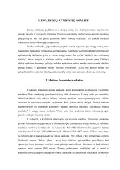 Finansinių ataskaitų analizė 3 puslapis