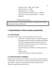 Skrydžių valdymo vaidmuo skrydžių saugos požiūriu. Meteorologinis civilinės aviacijos aprūpinimas 17 puslapis