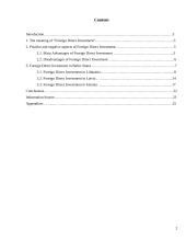 Foreign Direct Investment in Baltic countries 2 puslapis