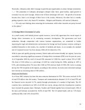 Foreign Direct Investment in Baltic countries 14 puslapis