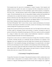 Foreign Direct Investment in Baltic countries 3 puslapis