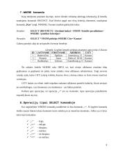 SQL kalboje naudojama užklausa [SELECT] ir pagrindinės jos funkcijos 8 puslapis