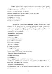 The usage of the names of animals in English and Lithuanian metaphors 16 puslapis