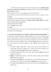 The usage of the names of animals in English and Lithuanian metaphors 18 puslapis