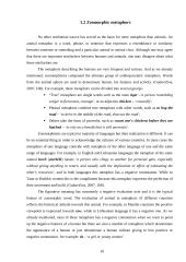 The usage of the names of animals in English and Lithuanian metaphors 10 puslapis