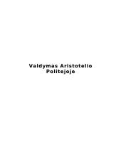 Valdymas Aristotelio "Politėjoje"