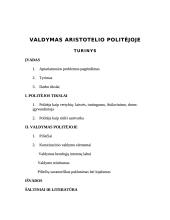 Valdymas Aristotelio "Politėjoje" 2 puslapis
