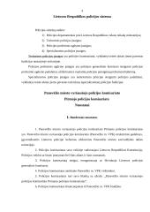 Mokomosios praktikos ataskaita: Panevėžio miesto pirmasis policijos komisariatas 4 puslapis