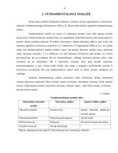 Įmonės akcijų kainas įtakojantys fundamentiniai veiksniai 8 puslapis