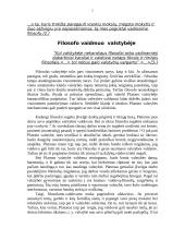 Platonas apie filosofus "Valstybėje" 3 puslapis