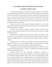 Įmonės logistinės veiklos analizė: UAB "VP Market" 6 puslapis