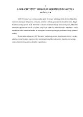 Įmonės marketingo analizė: draudimas ADB "Preventa" 3 puslapis