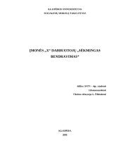 Įmonės darbuotojų sėkmingas bendravimas 19 puslapis