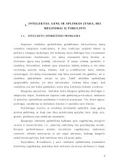 Intelektas, bei jį įtakojantys ir keičiantys veiksniai 4 puslapis