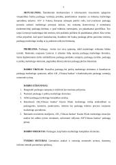 Įmonės paslaugų plėtra marketingo aspektu: AB "Vilniaus bankas" 5 puslapis