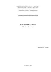 Pramones raida Lietuvoje