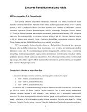 Konstitucionalizmo raida Lietuvoje 4 puslapis