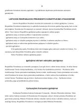 Lietuvos respublikos prezidento įgaliojimai ir konstitucinė atsakomybė 6 puslapis