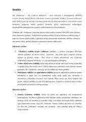 Įmonės verslo rizika ir jos mažinimo galimybės: AB "Lietuvos telekomas" 13 puslapis