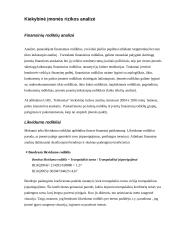 Įmonės verslo rizika ir jos mažinimo galimybės: AB "Lietuvos telekomas" 5 puslapis