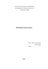 Individualusis karjeros planas 