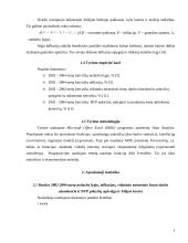 Infliacijos ir nedarbo tarpusavio priklausomybės trumpalaikė analizė 6 puslapis