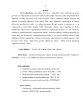 Informacijos valdymas: telekomunikacinių paslaugų tiekimas AB "TEO LT" 3 puslapis