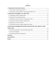 Informacinių technologijų (informacinių sistemų) poveikis organizacijos vidinei veiklai 2 puslapis