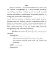 Informacinių technologijų (informacinių sistemų) poveikis organizacijos vidinei veiklai 3 puslapis