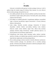 Socialinių paslaugų įstaigų, šeimynų steigimas,  išlaikymas ir bendradarbiavimas su visuomeninėmis organizacijomis, kaip savival 20 puslapis