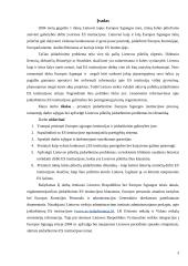 Įsidarbinimo sąlygos Lietuvos piliečiams Europos Sąjungos (ES) institucijose 3 puslapis