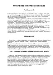 Vaikų teisės ir vaiko teisių deklaracija 9 puslapis