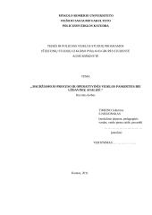 Baudžiamojo proceso ir operatyvinės veiklos paskirties bei uždavinių analizė