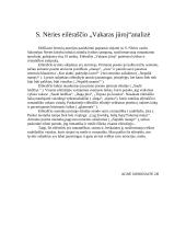 S. Nėris "Vakaras jūroj"