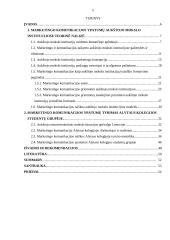 Marketingo komunikacijos ypatumai aukštojo mokslo institucijose (Alytaus kolegijos atvejis) 5 puslapis