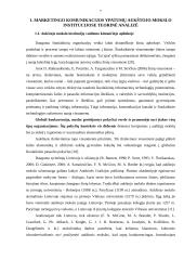 Marketingo komunikacijos ypatumai aukštojo mokslo institucijose (Alytaus kolegijos atvejis) 7 puslapis