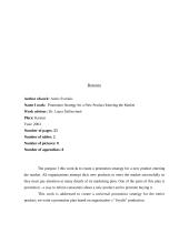 Naujo produkto rėmimas, įvedant jį į rinką 2 puslapis