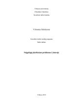 Neįgaliųjų įdarbinimo problemos Lietuvoje