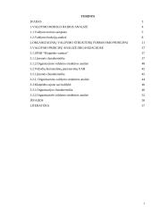 Organizacinių valdymo struktūrų formavimo principai 2 puslapis