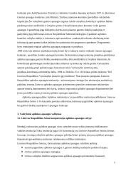 Lietuvos vyriausybinių institucijų vaidmuo aplinkos apsaugos politikoje 5 puslapis
