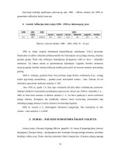 Lito kaip nacionalinės valiutos vertinimas, teigiami ir neigiami aspektai, atsisakant nacionalinės valiutos 16 puslapis