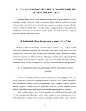Lito kaip nacionalinės valiutos vertinimas, teigiami ir neigiami aspektai, atsisakant nacionalinės valiutos 5 puslapis
