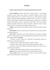 Logistikos valdymo optimizavimas. Logistinių operacijų valdymo kontrolė 2 puslapis