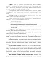 Marketingo strateginis planavimas įmonių veikloje 9 puslapis